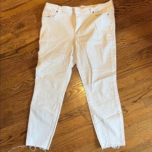 LOFT White Skinny & Cropped Jeans, NWOT, 32